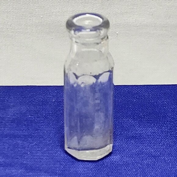 Owens Apothecary Medicine Eight-Sided Bottle Clear Circa 1900s Antique Vintage - Picture 1 of 7